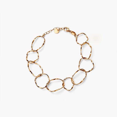 Bransoletka Savicki: srebro pozłacane